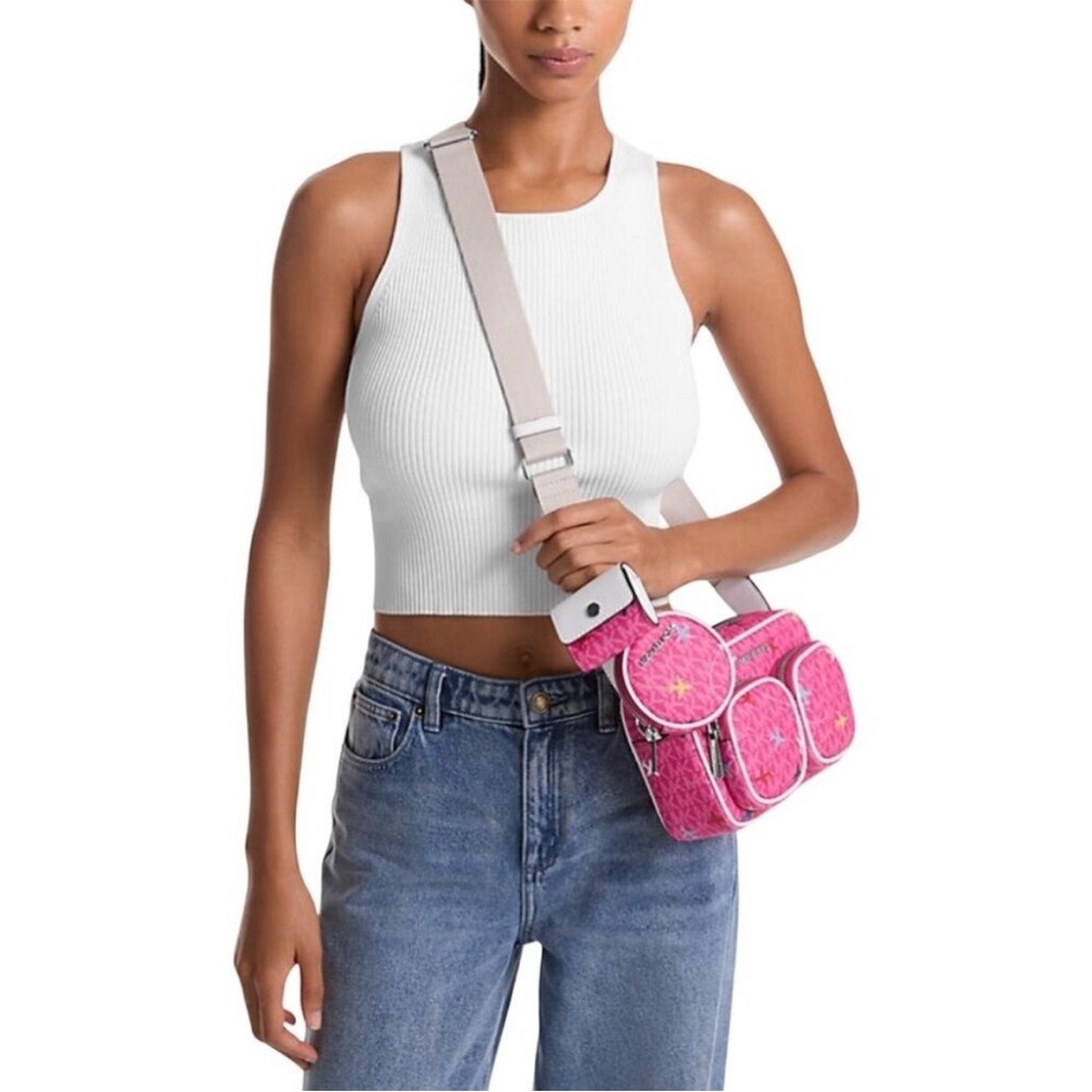 NWT Michael Kors Jet Set Medium Crossbody - Picture 7 of 7